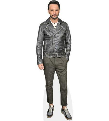 Rodrigo Santoro (Leather Jacket) Pappaufsteller