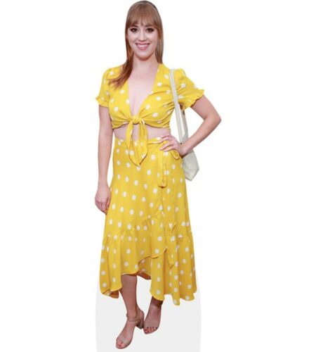 Andrea Bowen (Yellow Dress) Pappaufsteller