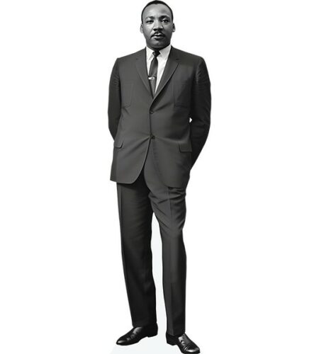 Martin Luther King (Bw) Pappaufsteller