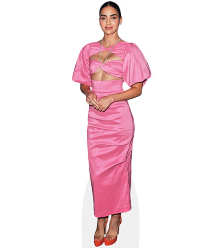 Melissa Barrera (Pink Dress) Pappaufsteller
