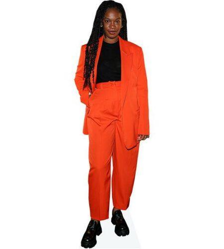 Precious Mustapha (Orange Outfit) Pappaufsteller