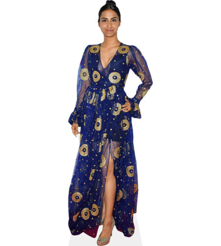Amrit Kaur (Blue Dress) Pappaufsteller