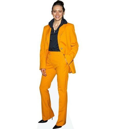 Daisy Head (Orange Suit) Pappaufsteller