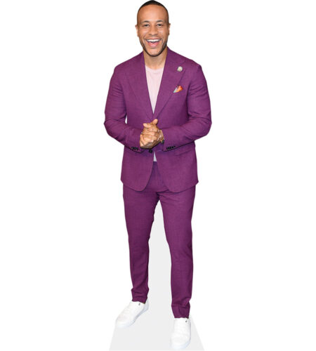 DeVon Franklin (Purple Suit) Pappaufsteller