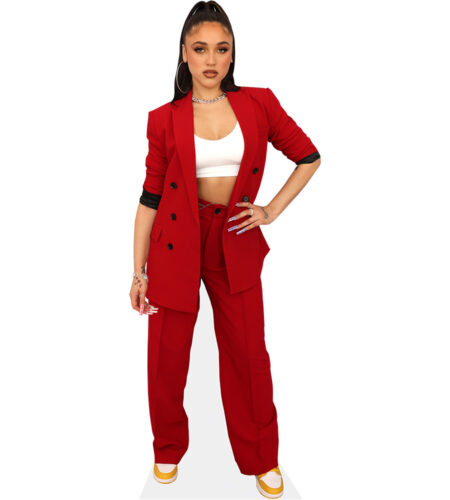Mariah Angelique Perez (Red Suit) Pappaufsteller