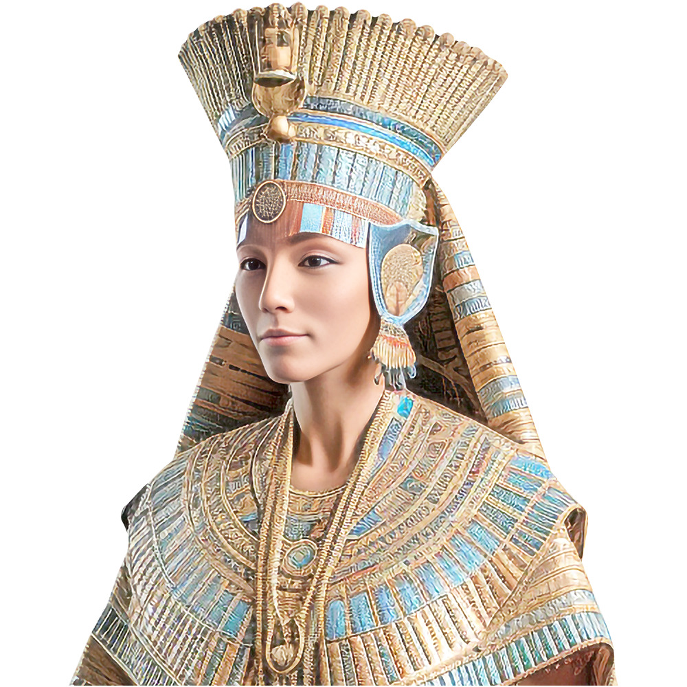 Egyptian Queen Two Half Body Buddy Celebrity Cutouts 