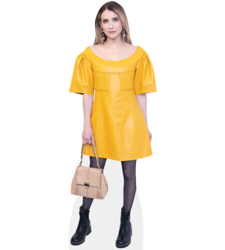 Emma Roberts (Yellow Dress) Pappaufsteller
