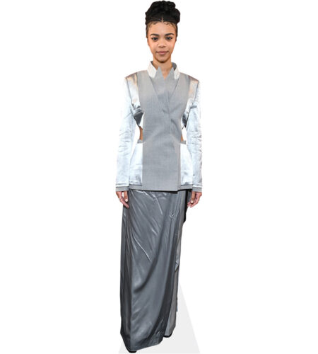 India Amarteifio (Grey Outfit) Pappaufsteller