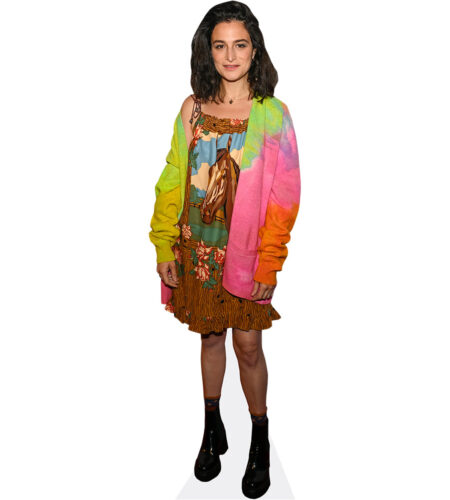 Jenny Slate (Colourful Dress) Pappaufsteller
