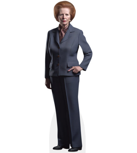 Margaret Thatcher (Navy Suit) Pappaufsteller
