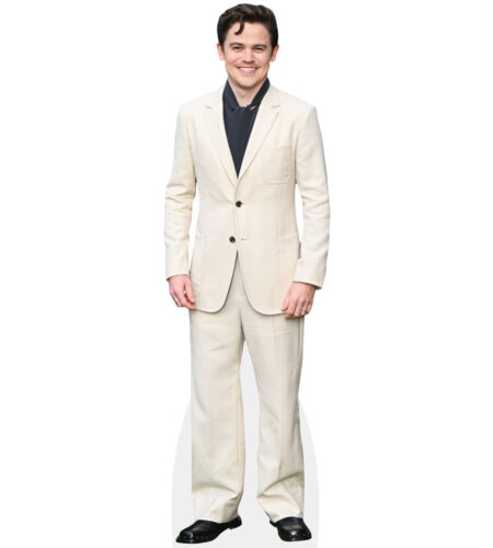 Sam Clemmett (White Suit) Pappaufsteller
