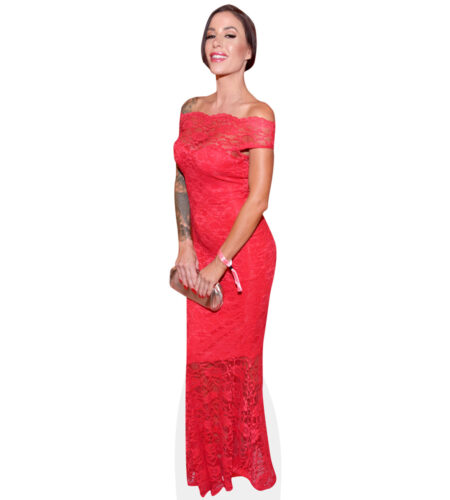 Gia Dimarco (Red Dress) Pappaufsteller