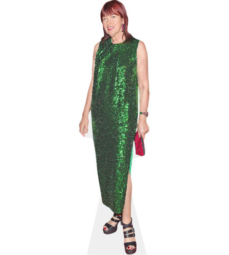 Janet Street-Porter (Green Dress) Pappaufsteller
