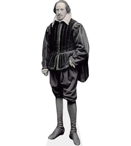 William Shakespeare (BW) Pappaufsteller