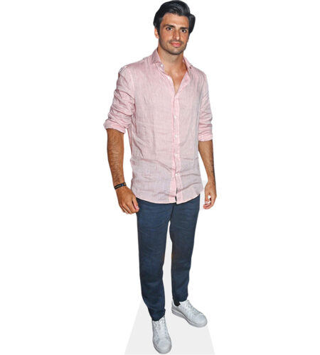 Carlos Sainz Jr (Pink Shirt) Pappaufsteller