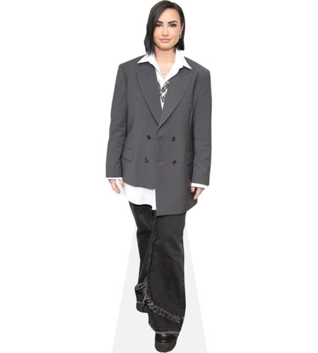 Demi Lovato (Grey Suit) Pappaufsteller