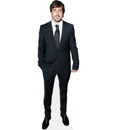 Fernando Alonso (Black Suit) Pappaufsteller