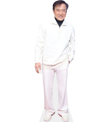 Jackie Chan (White Outfit) Pappaufsteller