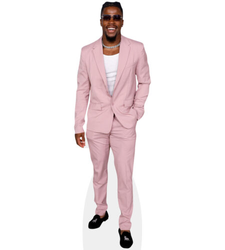 Obi Nnadi (Pink Suit) Pappaufsteller