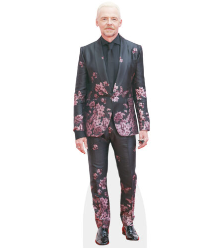 Simon Pegg (Floral Suit) Pappaufsteller