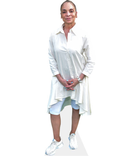 Jasmine Guy (White Dress) Pappaufsteller