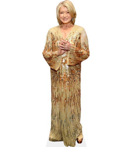 Martha Stewart (Gold Dress) Pappaufsteller