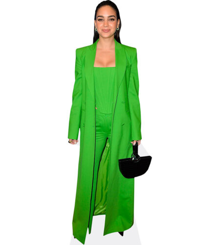 Melissa Barrera (Green Outfit) Pappaufsteller