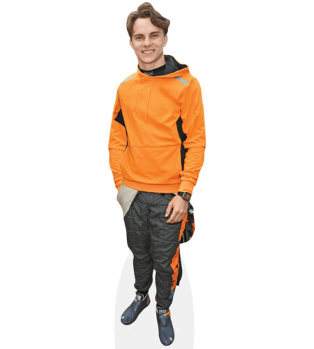 Oscar Piastri (Orange Jumper) Pappaufsteller