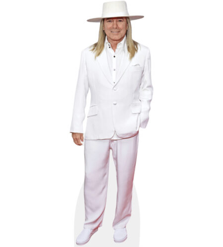 Robin Zander (White Suit) Pappaufsteller