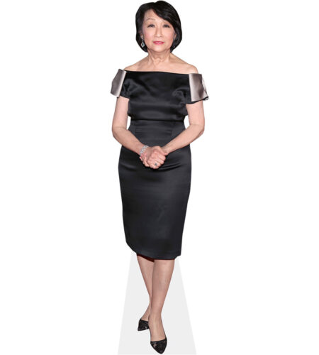 Constance Chung (Black Dress) Pappaufsteller