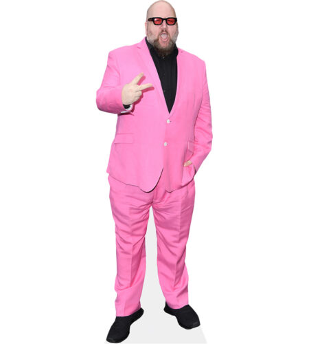 Stephen Kramer Glickman (Pink Suit) Pappaufsteller