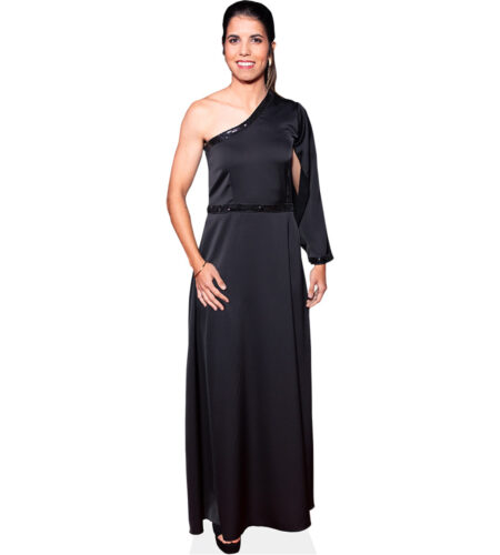 Alba Redondo (Black Dress) Pappaufsteller