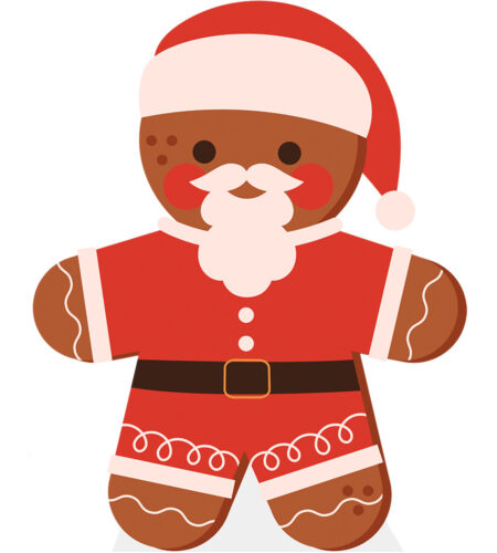 Christmas Cutout (Gingerbread Man 2) Pappaufsteller