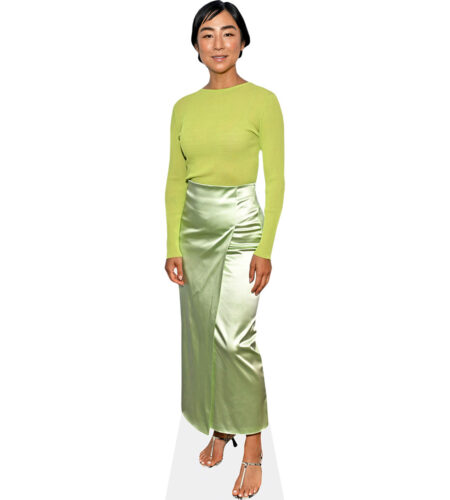 Greta Lee (Green Outfit) Pappaufsteller
