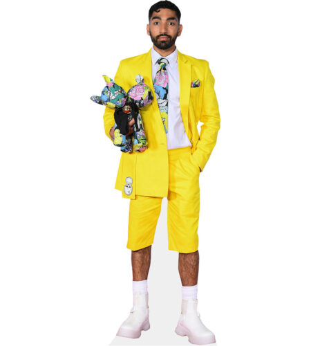 Mawaan Rizwan (Yellow Suit) Pappaufsteller
