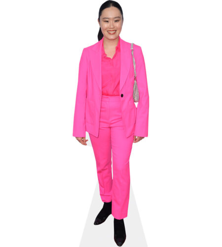 Michele Selene Ang (Pink Suit) Pappaufsteller