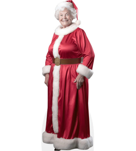 Mrs Claus (Red Dress) Pappaufsteller