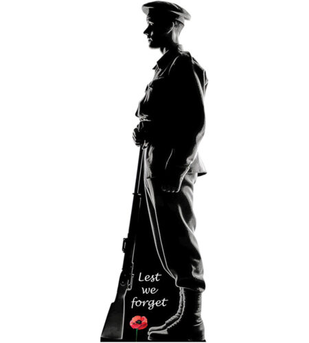 Remembrance Day (Silhouette) Pappaufsteller