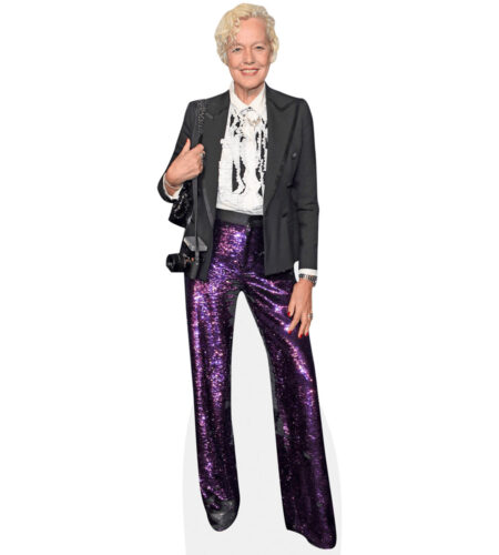 Ellen Von Unwerth (Purple Trousers) Pappaufsteller