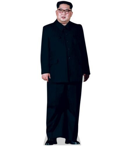 Kim Jong-un (Black Suit) Pappaufsteller