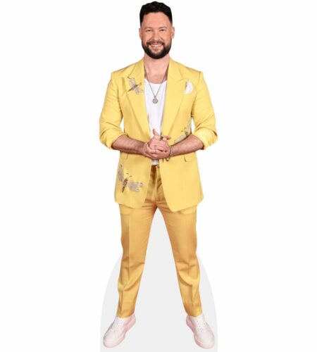 Calum Scott (Yellow Suit) Pappaufsteller