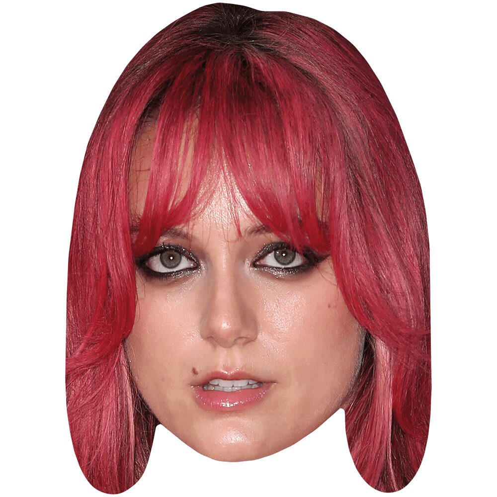 Florence Given (Pink Hair) Maske aus Karton - Celebrity Cutouts