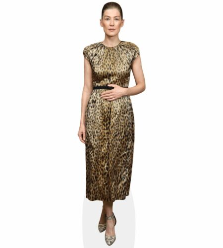 Rosamund Pike (Gold Dress) Pappaufsteller