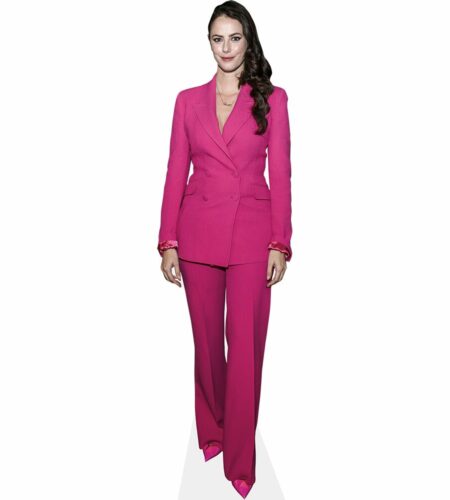 Kaya Scodelario (Pink Suit) Pappaufsteller