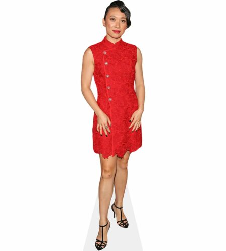 Jess Hong (Red Dress) Pappaufsteller