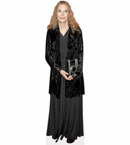 Mia Farrow (Black Outfit) Pappaufsteller