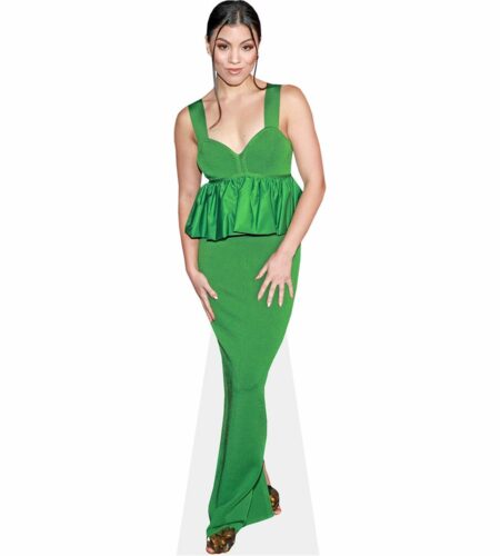 Paola Andino (Green Dress) Pappaufsteller