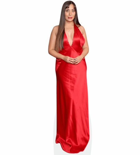 Sarah Bahbah (Red Dress) Pappaufsteller