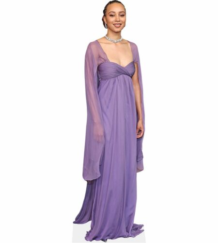 Emma Naomi (Purple Dress) Pappaufsteller