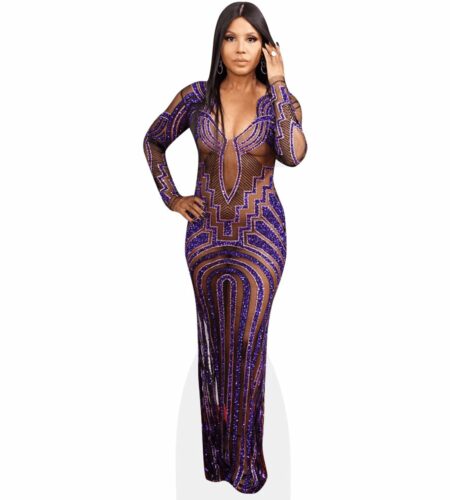 Toni Braxton (Purple Dress) Pappaufsteller